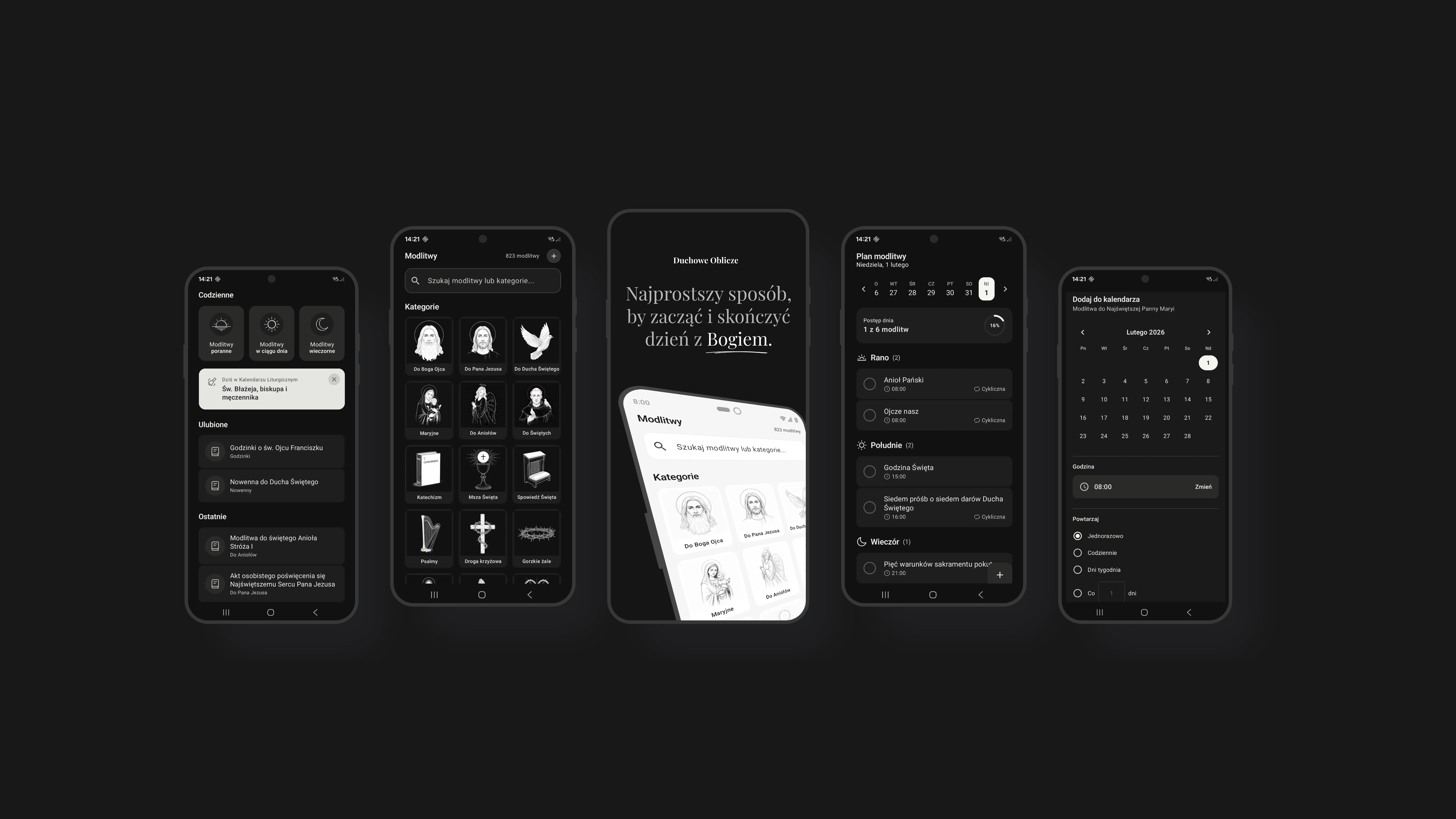Aplikacja mobilna Modlitewnik Tradycyjny: modlitwy offline, tryb ciemny i czytanie na głos
