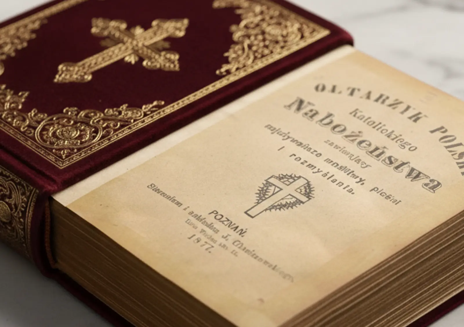 Ołtarzyk polski katolickiego nabożeństwa