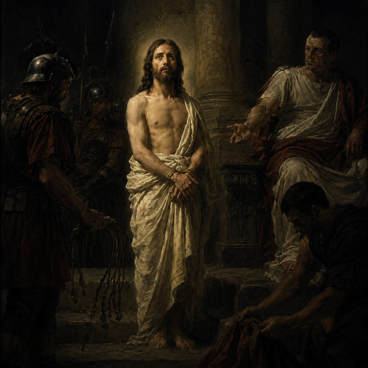 Jezus wydany na biczowanie