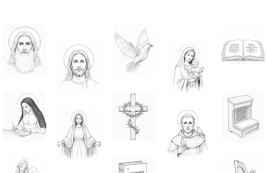 Twój plan modlitewny - widok harmonogramu w aplikacji