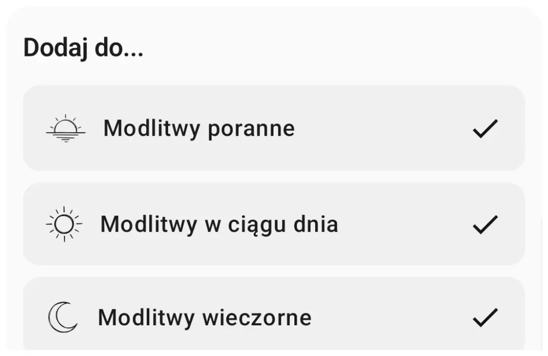 Twój plan modlitewny